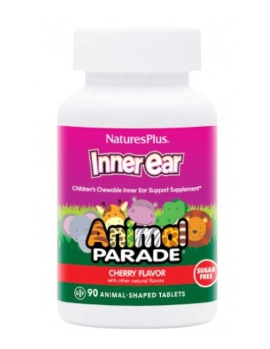 Natures Plus Animal Parade Inner Ear Support 90 comprimidos mast.