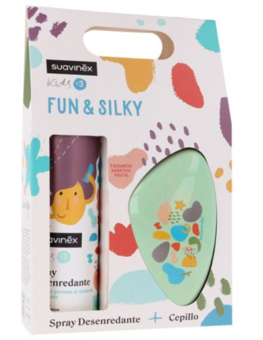 SUAVINEX KIDS spray desenredante + cepillo