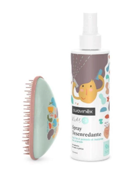 SUAVINEX KIDS spray desenredante + cepillo