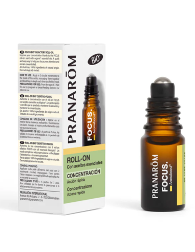 PRANAROM AROMABOOST  ROLL-ON FOCUS BIO 5ml