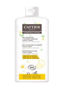 CATTIER gel de ducha y champú familiar 1L