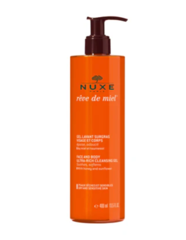 NUXE REVE DE MIEL gel limpiador rostro y cuerpo 400 ml