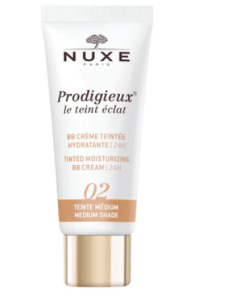NUXE PRODIGIEUX BB CREAM hidratante 48 hs. tono 2