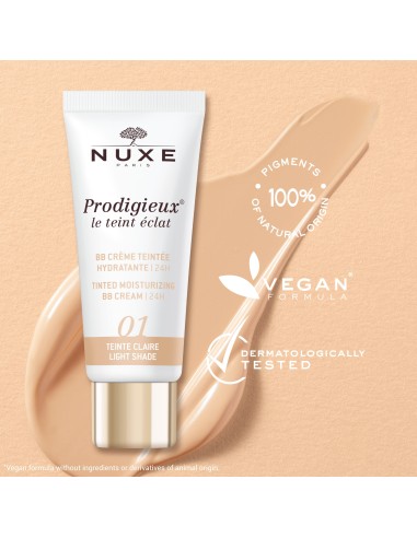 NUXE PRODIGIEUX BB CREAM hidratante 48h tono 1