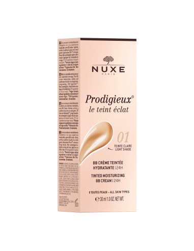 NUXE PRODIGIEUX BB CREAM hidratante 48h tono 1