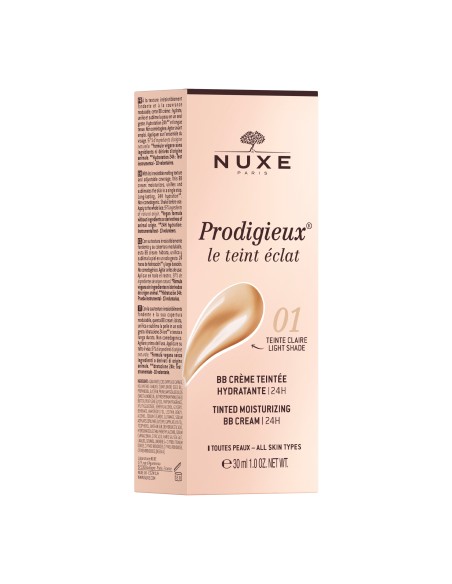 NUXE PRODIGIEUX BB CREAM hidratante 48h tono 1