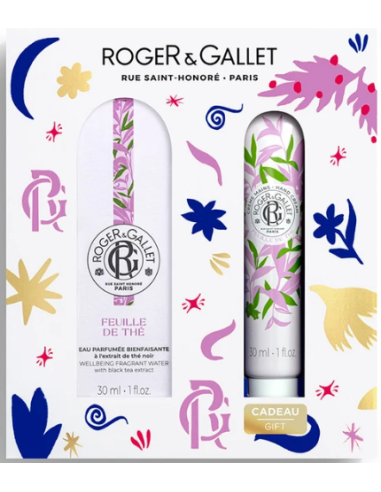 ROGER&GALLET AGUA PERFUMADA FEUILLE DE THE + CREMA DE MANOS