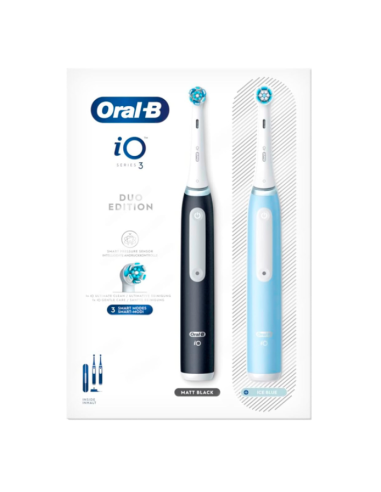 ORAL B IO3 DUO CEPILLO ELECTRICO AZUL Y NEGRO