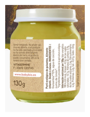 BABYBIO GUISANTES