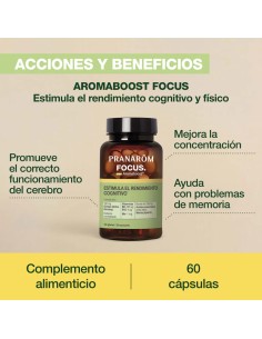 PRANAROM AROMABOOST FOCUS 60 cápsulas 2