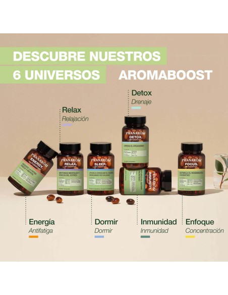PRANAROM AROMABOOST FOCUS 60 cápsulas