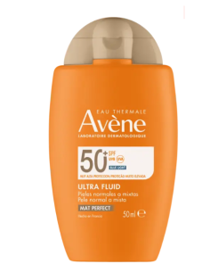 AVÉNE FOTOPROTECTOR ULTRA FLUIDO MAT PERFECT 50+ color 50ml