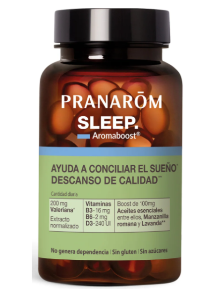 PRANAROM AROMABOOST SLEEP 60 CAPSULAS