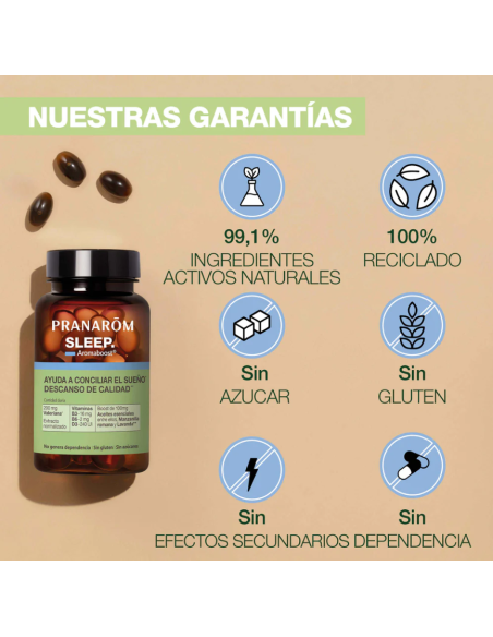 PRANAROM AROMABOOST SLEEP 60 CAPSULAS