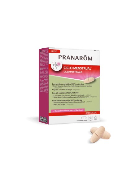 PRANAROM AROMALGIC CICLO MENSTRUAL 15 comprimidos