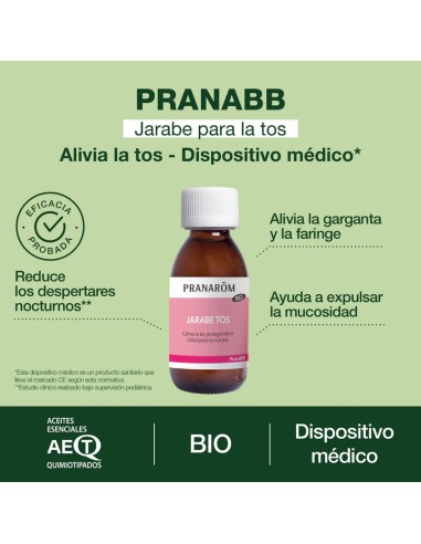 PRANAROM PRANABB JARABE TOS BIO 120 ml