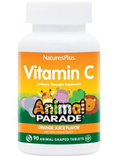 Natures Plus  Animal Parade Vitamina C 90 comprimidos...