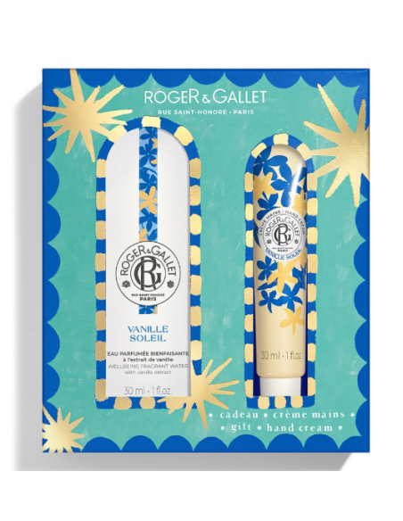 COFRE ROGER&GALLET AGUA PERFUMADA VANILLE SOLEIL +CREMA DE MANOS 30ml