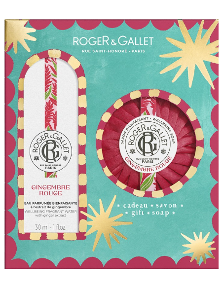 ROGER&GALLET COFRE NAVIDAD AGUA PERFUMADA GINGEMBRE ROUGE+ JABÓN