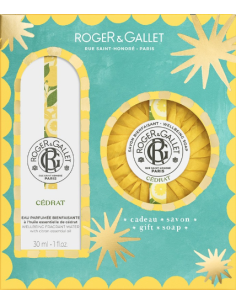 ROGER&GALLET COFRE AGUA PERFUMADA CÉDRAT+ JABÓN 30ml