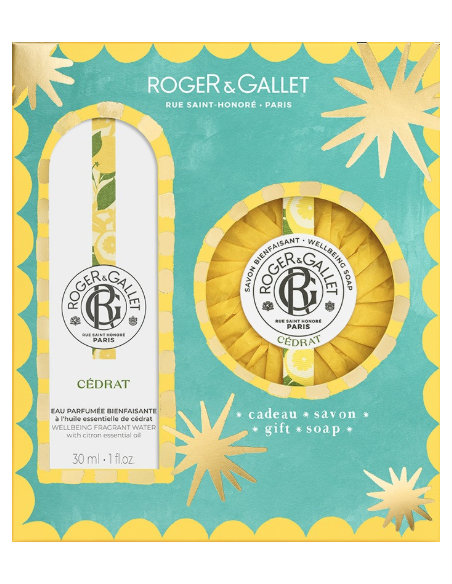 ROGER&GALLET COFRE AGUA PERFUMADA CÉDRAT+ JABÓN 30ml