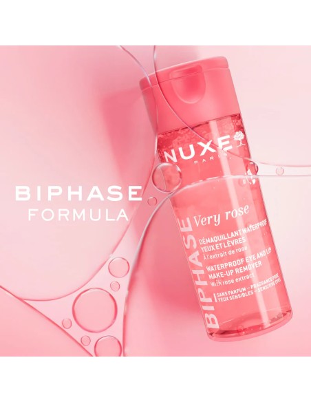 NUXE VERY ROSE DESMAQUILLANTE WATWERPROOF OJOS Y LABIOS 100 ml