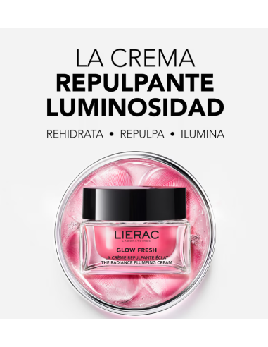 LIERAC GLOW FRESH CREMA REPULPANTE LUMINOSIDAD...