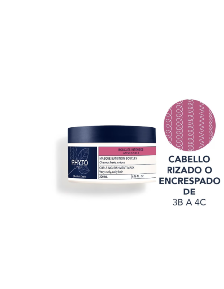 PHYTO BOUCLES INTENSES MASCARILLA NUTRICIÓN 200 ml