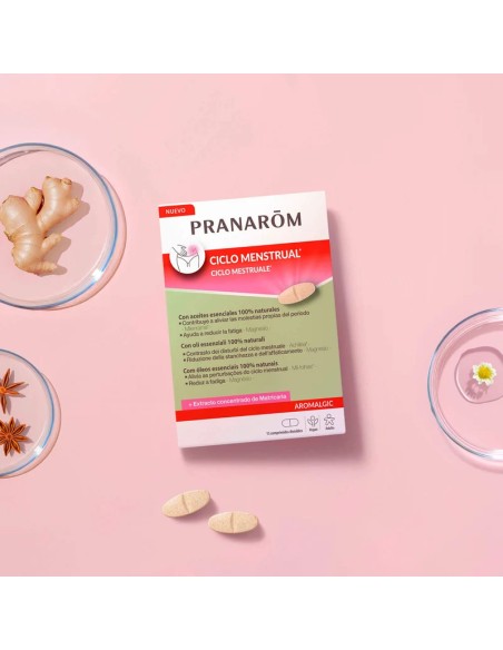PRANAROM AROMALGIC CICLO MENSTRUAL 15 comprimidos