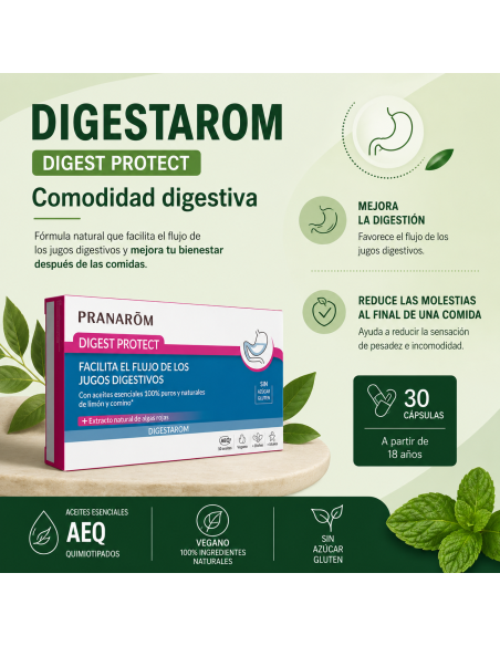 PRANAROM DIGESTAROM DIGEST PROTECT 30 CAPSULAS