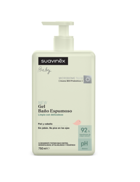 SUAVINEX GEL CHAMPU ESPUMOSO 750ml