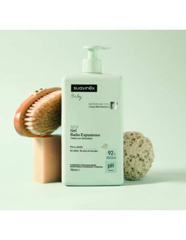 SUAVINEX GEL CHAMPU ESPUMOSO 750ml