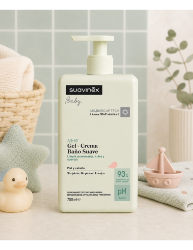 SUAVINEX GEL- CREMA BAÑO SUAVE 750ml