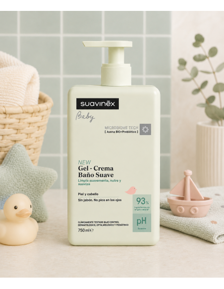 SUAVINEX GEL- CREMA BAÑO SUAVE 750ml