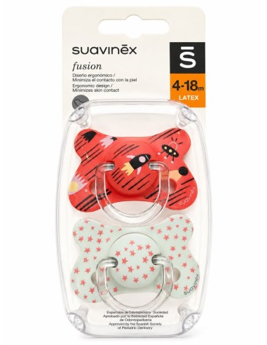 SUAVINEX CHUPETE LATEX ANATÓMICO FUSION 4-18 m...