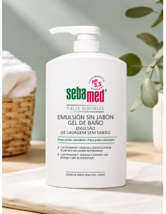 SEBAMED EMULSION SIN JABON GEL DE BAÑO 1000 ml 2