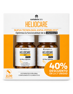 HELIOCARE 360º D PLUS DUPLO 60 CAPSULAS